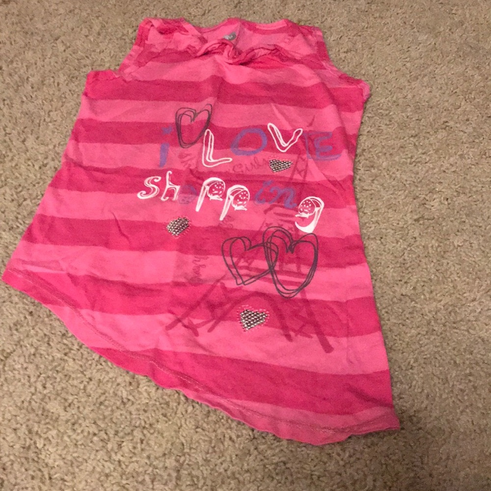 Girls hot pink top